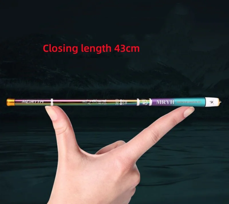 carp fishing pole carbon fiber ultralight telescopic fishing rod 12ft 12ft Ultralight Carbon Fiber Carp Telescopic Fishing Rods Camo Pocket Hand  Design for Kids Taiwan Technique