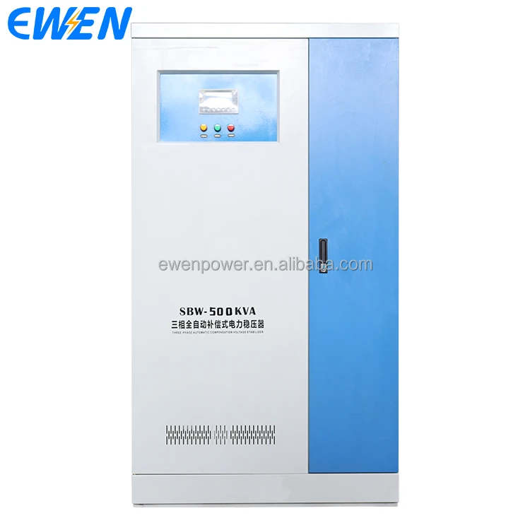 Sbw Series Three Phase Voltage Stabilizer 500kva High Power Voltage