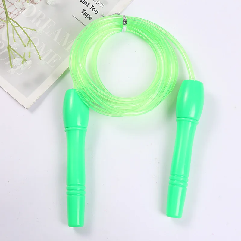 Cheap Led Light and PVC Non Slip Handle Lightweight PVC Skipping PVC Ropes Jump Ropes for All Ages