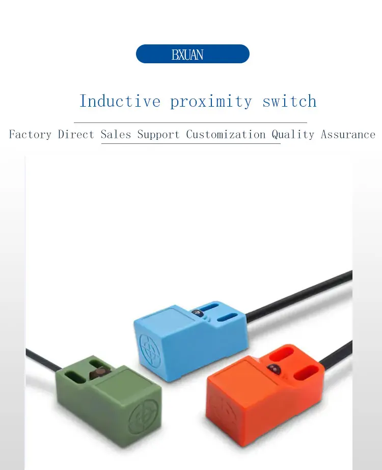 Square proximity switch NPN PNP 3 wire  SN04-N  24VDC  inductive switch inductive metal sensor details