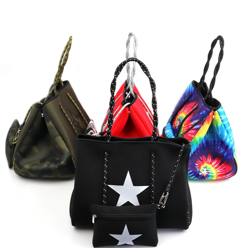 neoprene hand bags