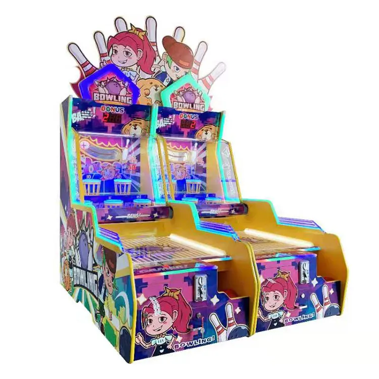Fancy Bowling Coin Operated Indoor Amusement Arcade Redemption Bowling Shooting Game Machine