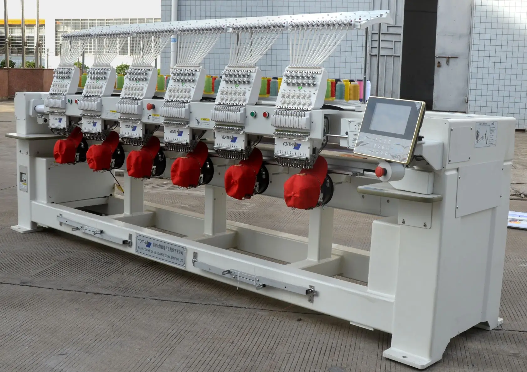 Yonthin 12 Needles 6 Head Computerized Embroidery Machines Prices Used for Various Functions