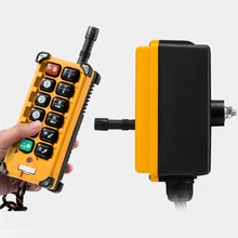 Factory direct supply F23-A++ DC 12V transmitter receiver 10 buttons industrial wireless crane remote control switch for lifting