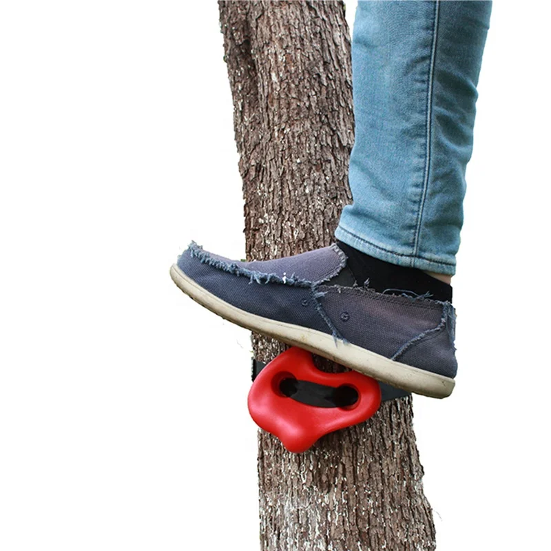 Ninja Tree Climbing Gear Obstacle Course Equipment Safe Tree Climbing Tools with Ratchet and Straps for Outdoor Playground