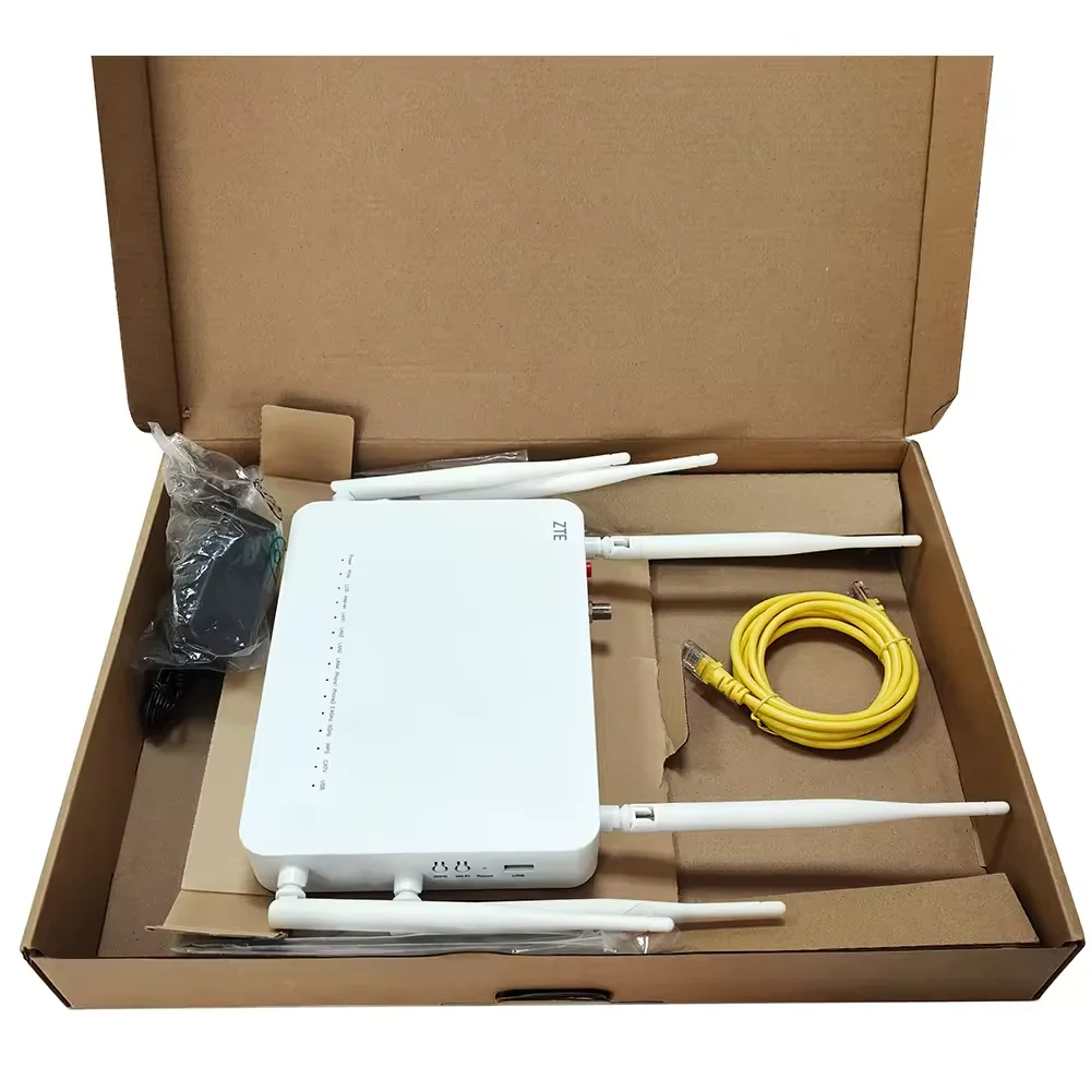 ZTE F688 - Dual Band WIFI, 4GE+2 POTS, CATV, USB Ports