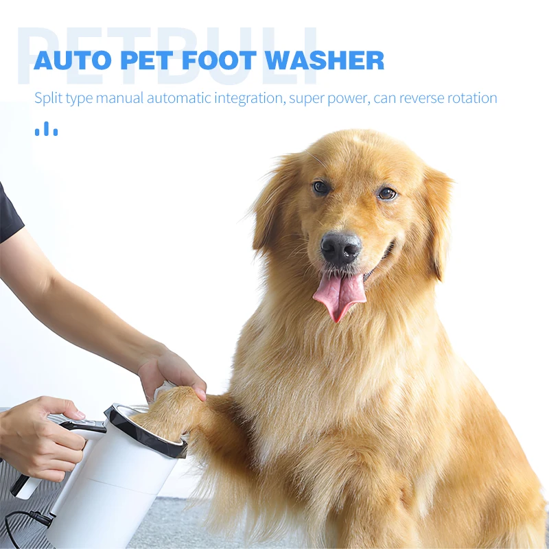 Hot!!!pet Supplies Electric Automatic Dog Foot Washing Cup Dog Paw