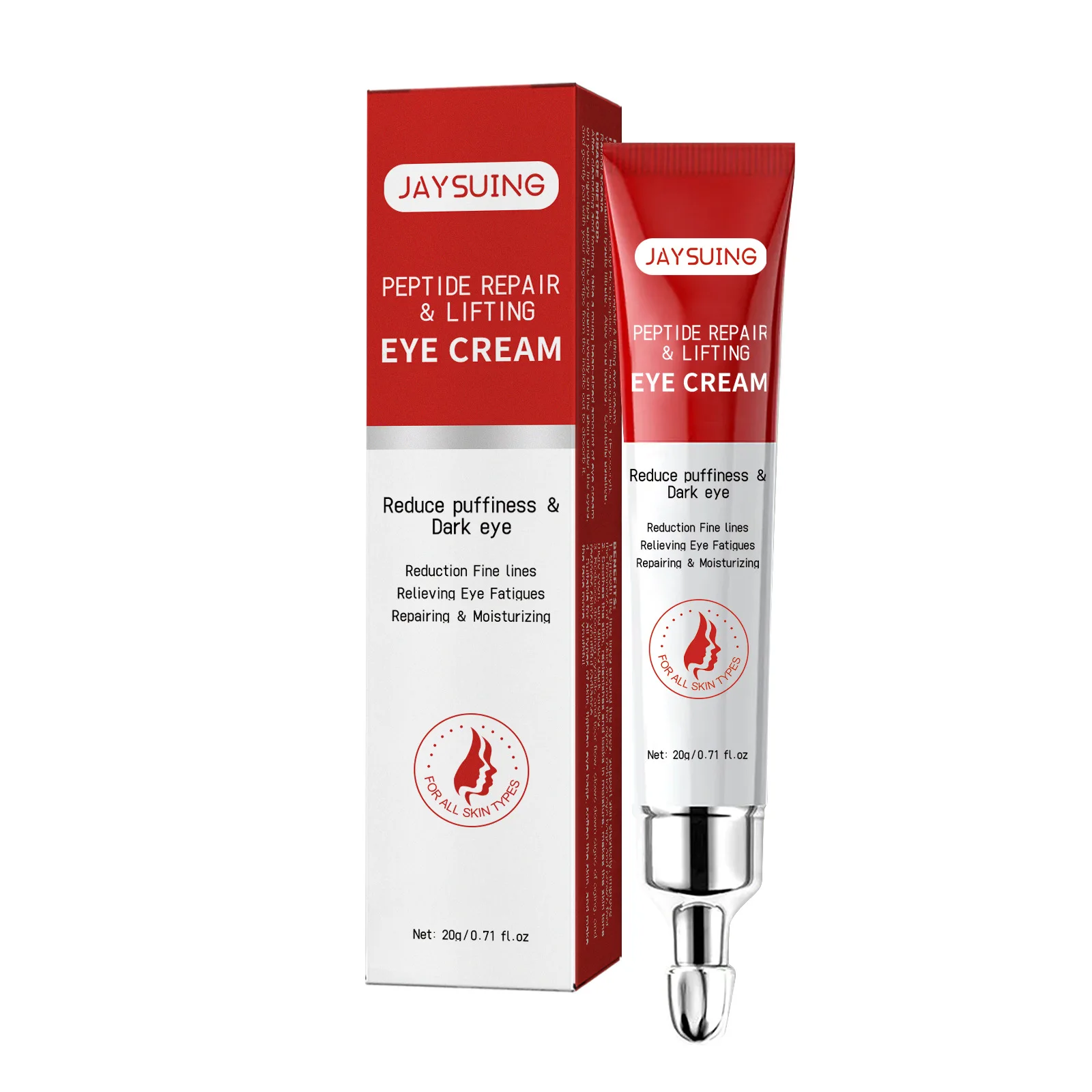 Oem Peptide Anti Wrinkle Eye Cream For Dark Circles And Puffiness Under