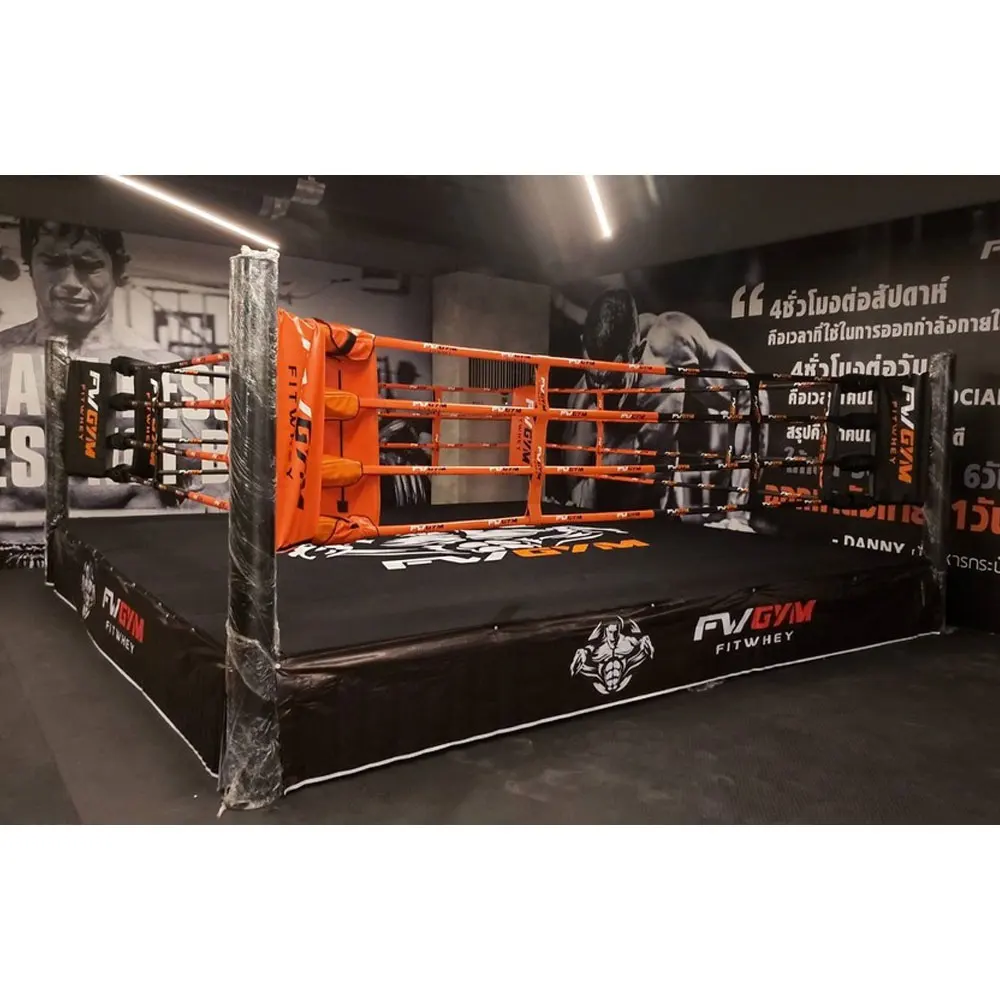 Custom Logo Boxing Ring Used for Boxing MMA Muay Thai Martial Arts