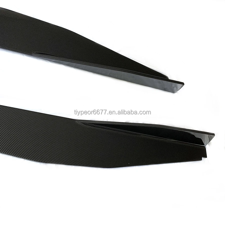 product tiypeor performance style side skirts for 2020 chevrolet corvette c8 extensions rocker panel fits chevrolet corvette-9