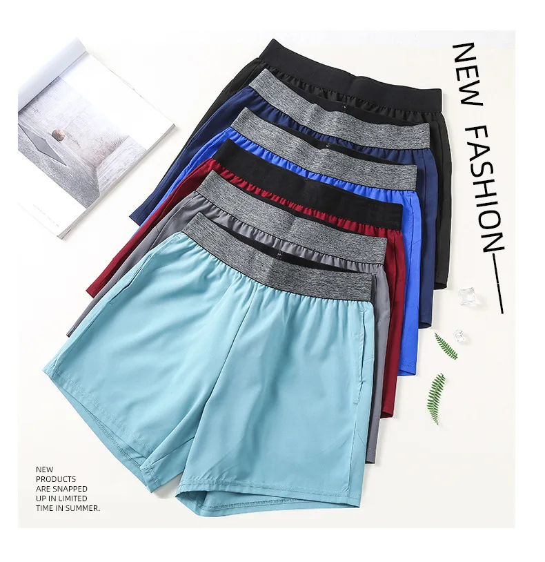 Fiess Herren Sommer Outdoor Schnelltrocknend Laufshorts Casual Quarter Sport Shorts935_voghion.com