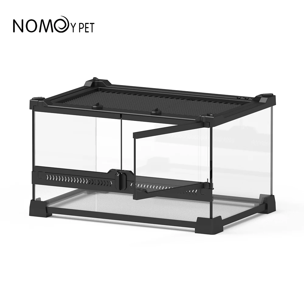 NOMOY PET Double Hinge Door Terrarium - Eco-Friendly Reptile Tank