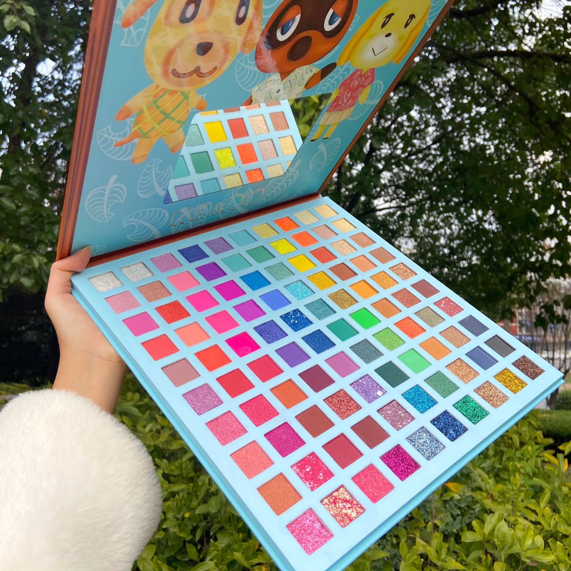 
 Hot sale Eye Shadow Palette 100 Color Neutral Pearlescent Matte Stock wholesale Low MOQ Bronzing Small batch Custom Private Logo  