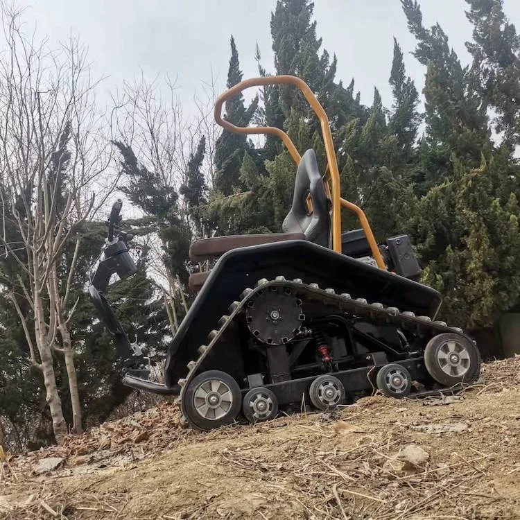 off Road Rubber Tracked Wheelchair with Remote Control Motor Power Atv Utv Rubber Crawler Triangle System