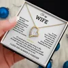Collier en or + coffret cadeau carte