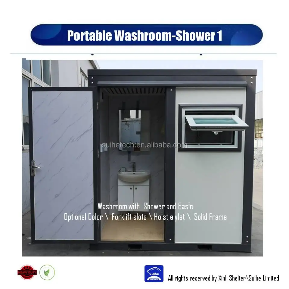 Suihe Prefab Public Outdoor Bathroom Mobile Portable Shower Toilet ...