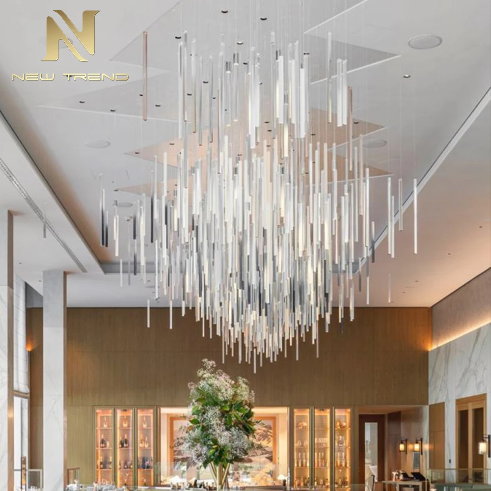 CPL-223 Leuchte im stilvollen, luxuriösen Design für Hotel, Restaurant, Villa, dekorative Hängeleuchte aus Metall und Kristall