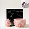 Zxl concave mouth powder bowl stand flower figure style 2
