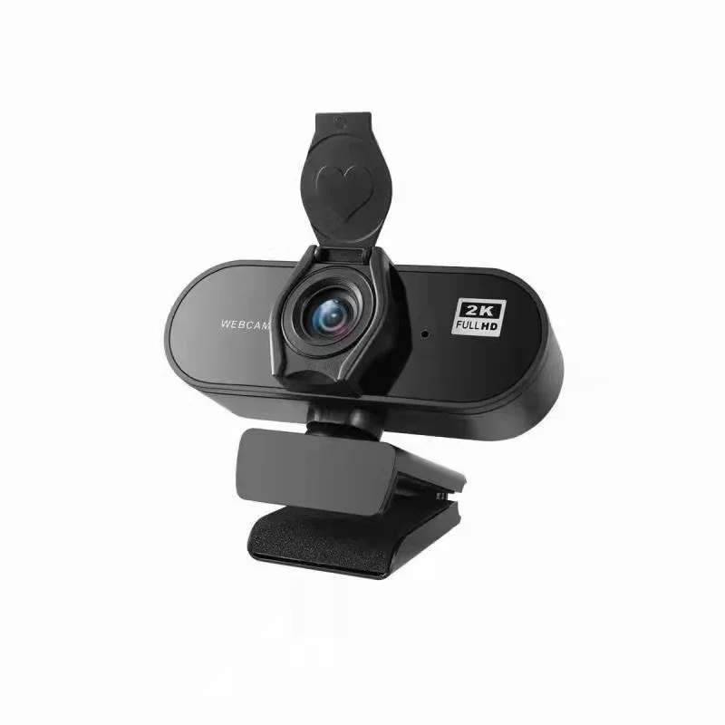 Webcam HD 720P con microfono - Fotocamera USB per PC portatile per studio online, riunioni e conferenze - Messa a fuoco automatica, sensore CMOS da 1