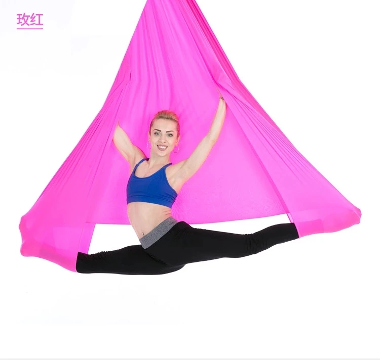 Yoga Hammock Premium Aerial Silk Fabric Yoga Sling Swing Yoga Inversion