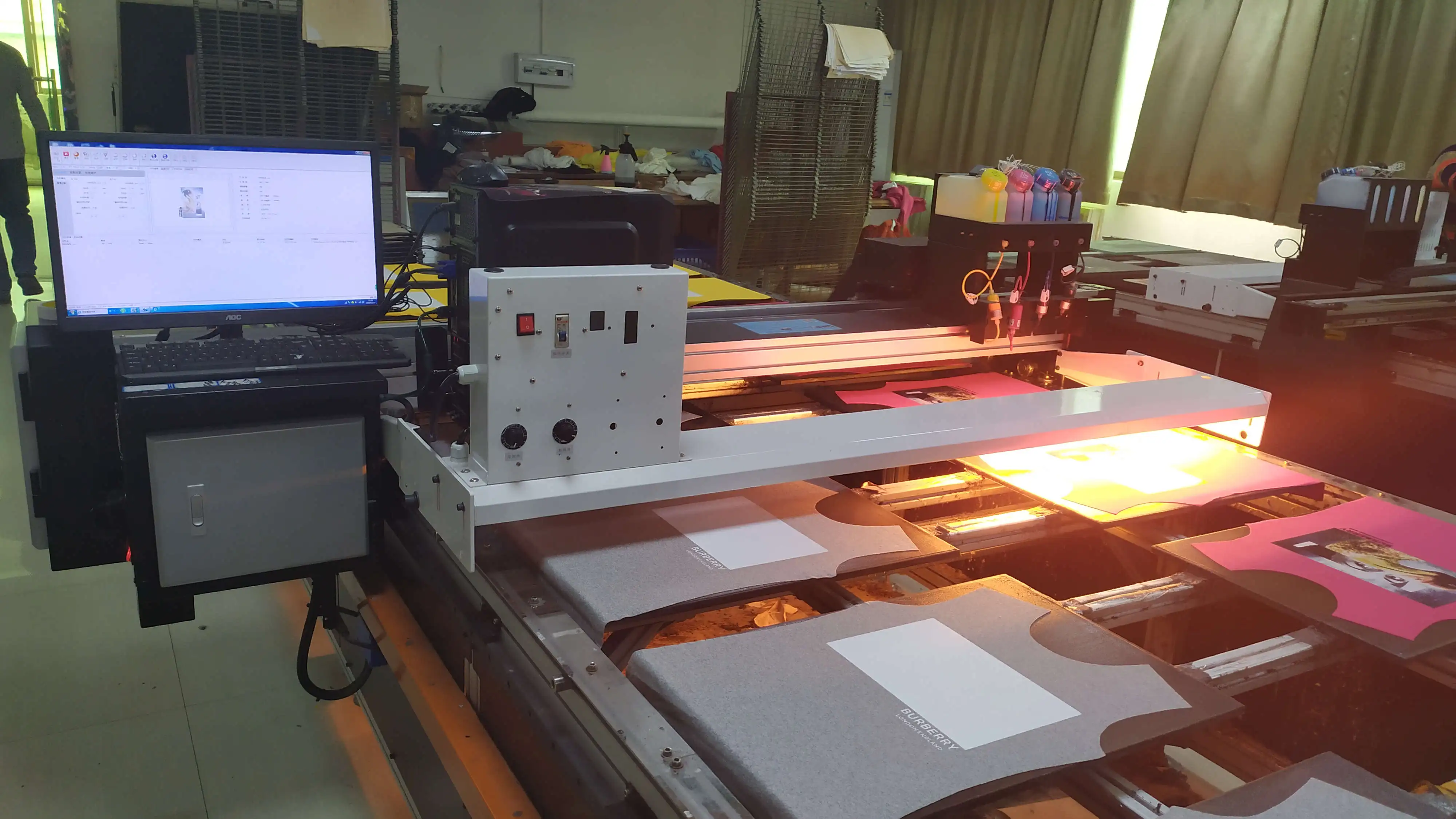 Цифровой принтер швейный Принтер DTG impressora ткани и спортивной одежде повседневных футболок с коротким рукавом печатная машина