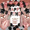 Conjunto de oro rosa negro