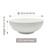 8.75''  bowl
