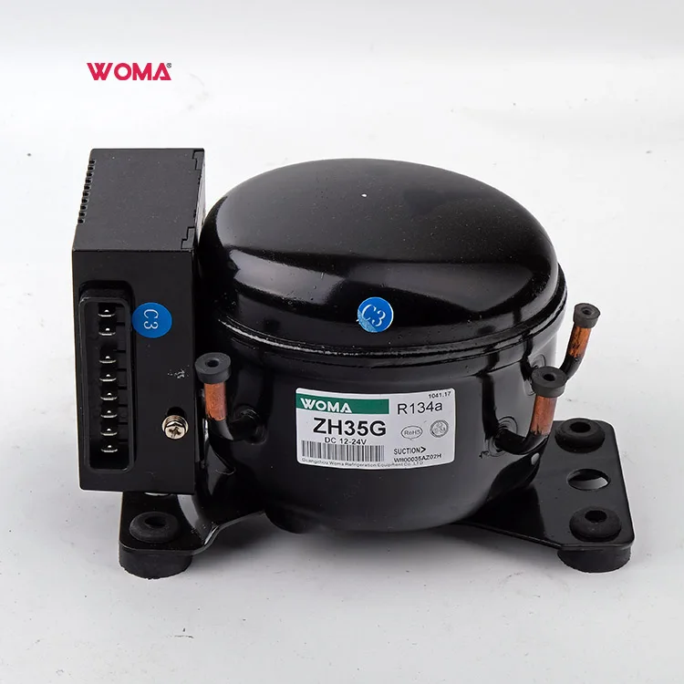 WOMA DC 12V-24Vポータブル冷蔵庫用ZH35G冷却コンプレッサー