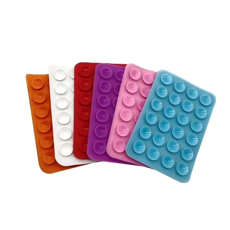 24 capsules universal mobile phone silicone drain protector with sucker