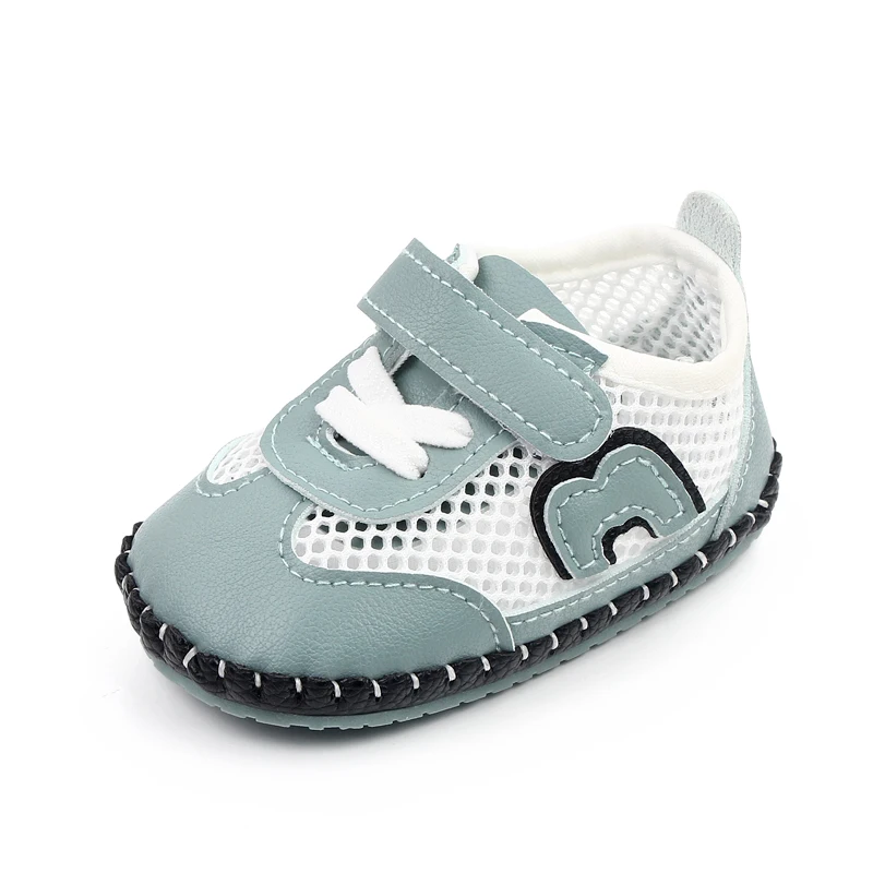 Spring and Autumn Infants Shoes Baby Non-slip Soft Sole Breathable Mesh Surface Walking Shoes manufacture