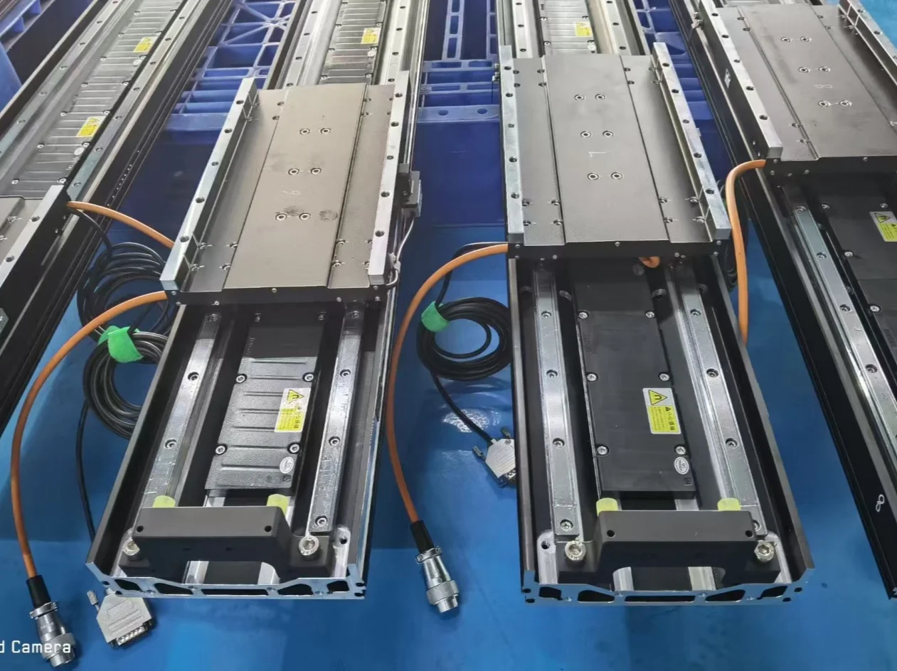 High Precision High Thrust Linear Motor Mover Stator Iron Core Linear Motor Customizable Linear Servo Motor