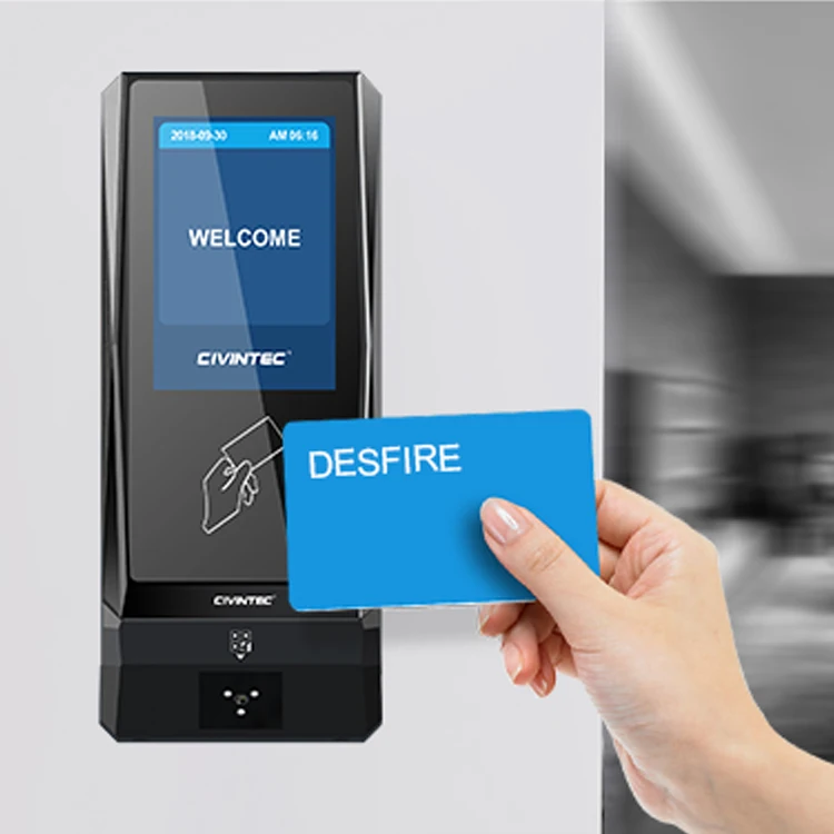 CT9 RFID NFC Biometric Gprs Button Smart Card Reader Internet Door Access Control With 4G WiFi