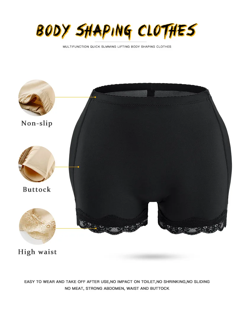 Hip Enhancer Shapewear For Women Hip Dips Control Panties Lace Butt