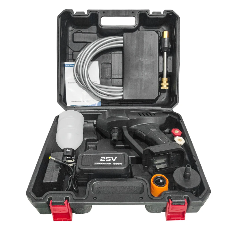 2022 новый дизайн, портативная машина для очистки литиевой батареи, высококачественный беспроводной водяной пистолет, Самые продаваемые товары для очистки автомобилей