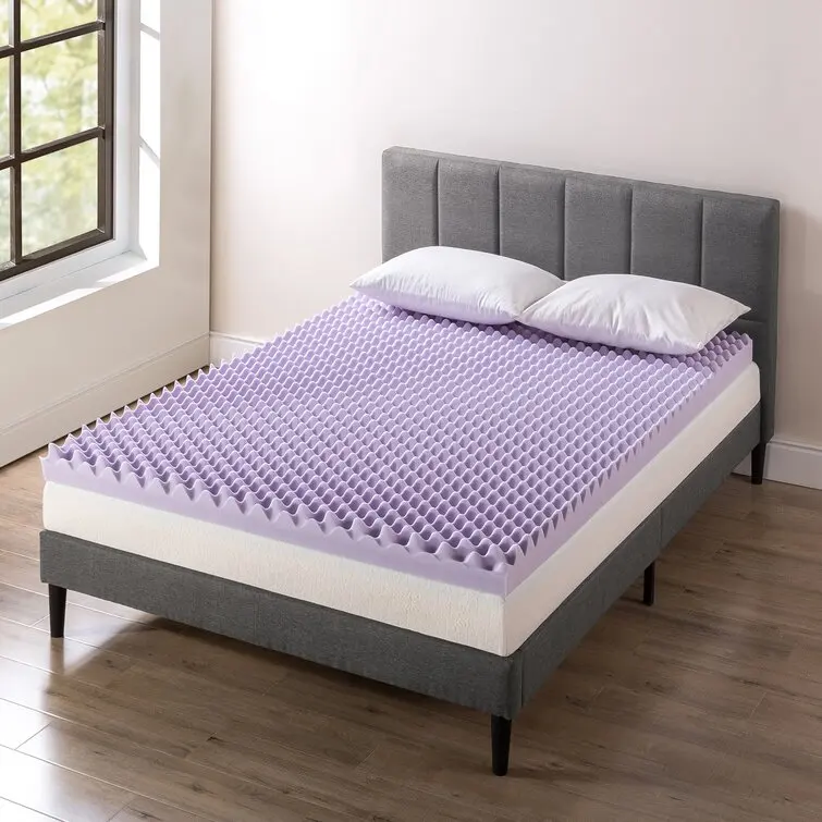 Hotel Sale Memory Foam Mattress Topper Egg Crate Mattress Topper Visco