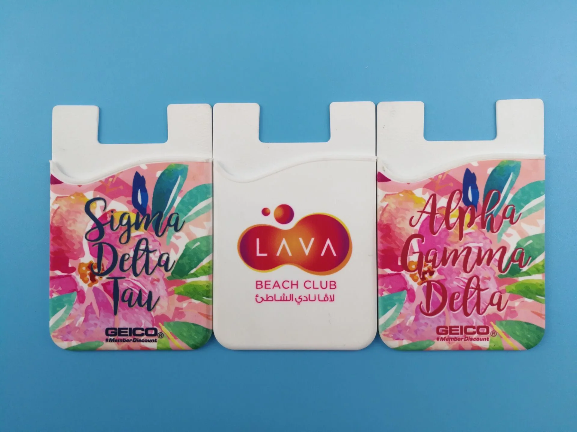 Push pop phone wallet 3m sticker card holder