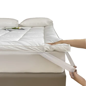 Natural Duck Down Feather Bed Mattress Topper 150*200cm Good Sleep Quality Mattress