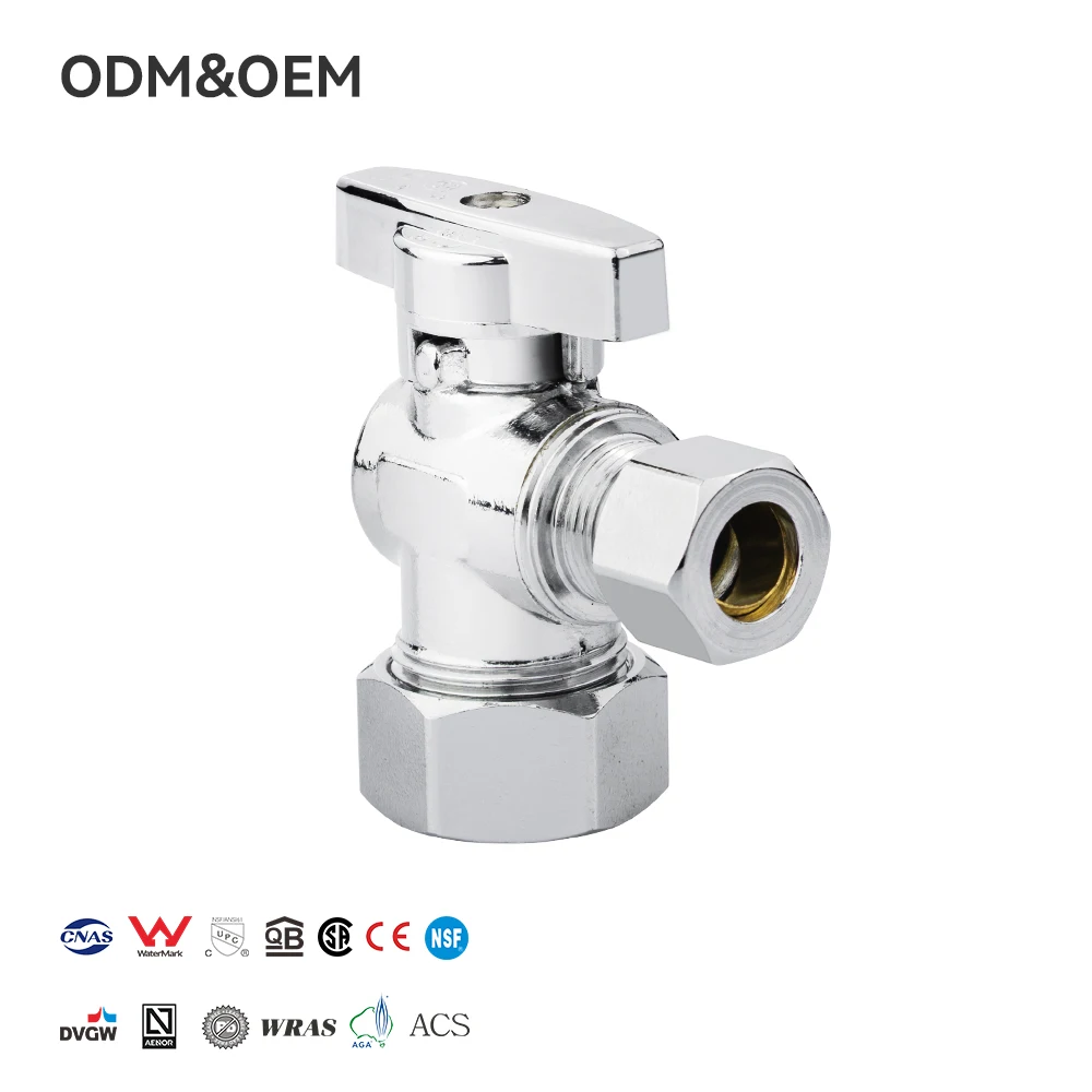 Dözgün Quraşdırılmış Şlanq Üçün Köhnəlmiş Xrom Örtüklü Universal Söndürmə Klapanı, Hamam və Mətbəx Çeşməsi üçün Təzyiqli İşlədilən PN16