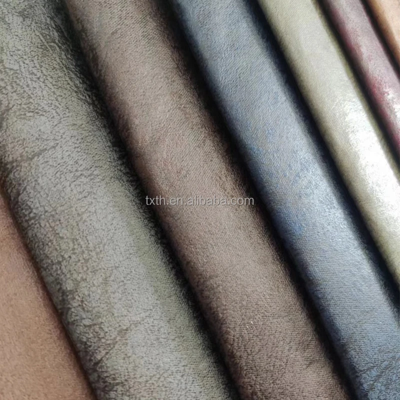 New Pattern Custom100polyester Woven Bronzing Emboss Suede Velvet