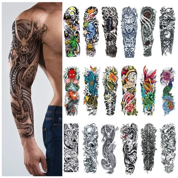Wholesale High Quality Temporary Body Arm Sticker Fake Tattoo Arm - Buy ...