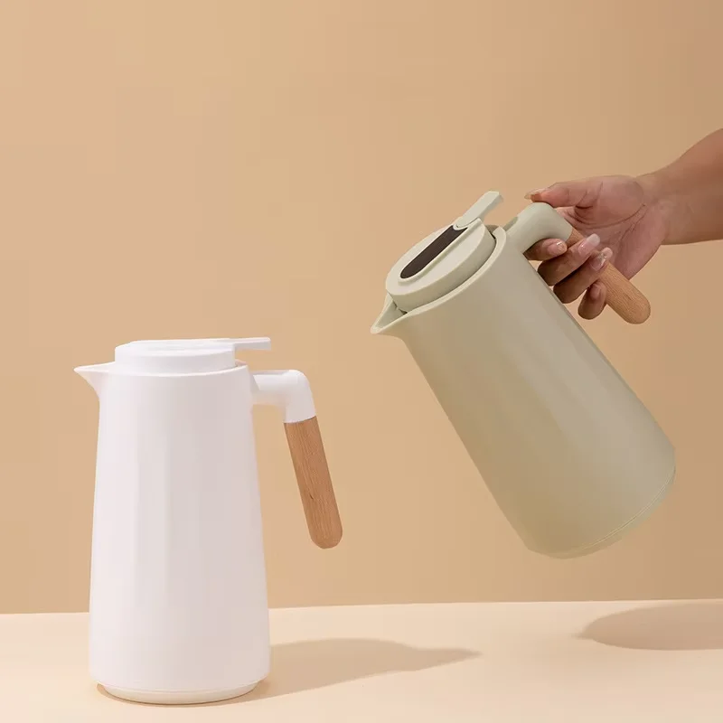 Large Capacity Thermal Water Flask With Glass Inner Liner for Home and Office Coffee Hot aperçu 4