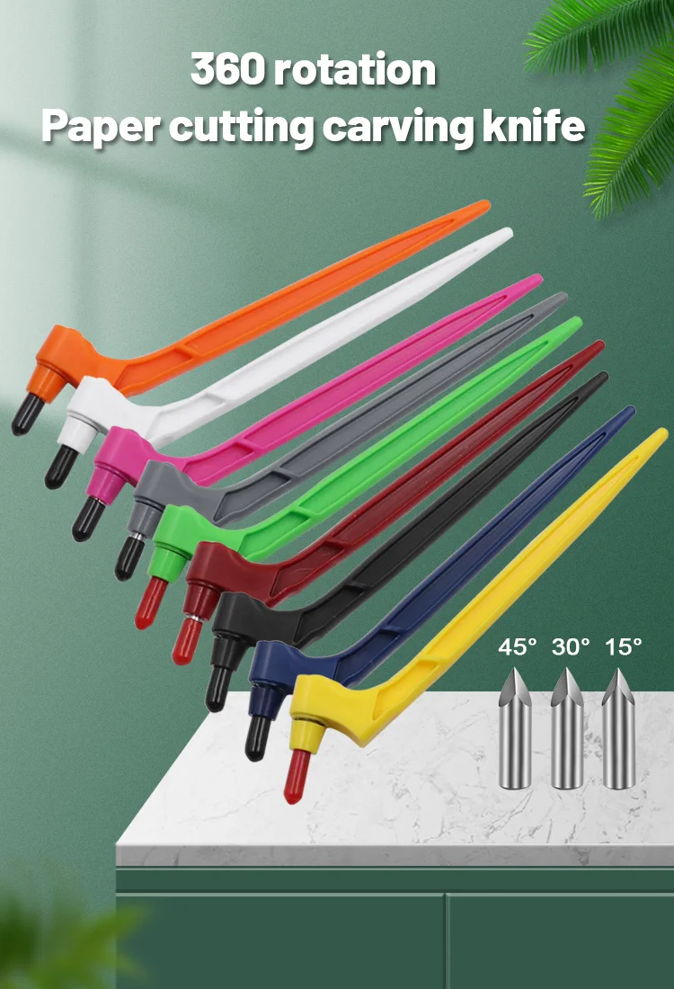 Craft Cutting Tools 360 Rotating Blade Paper Cutter Carving Knife