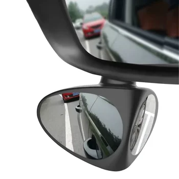 1 Piece 360 Degree Rotatable Dual Side Convex Mirror for Car Exterior Rear View Parking Blind Spot Mirror