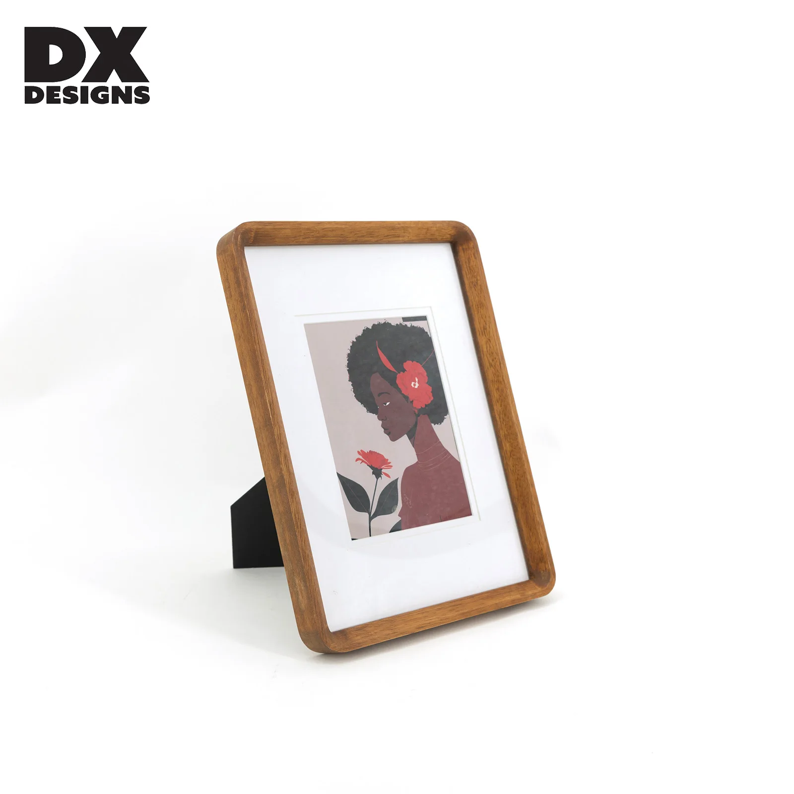 Wooden Frame Photo Display for Tabletop Display Wall Mount Solid Wood Photo Frame Pack