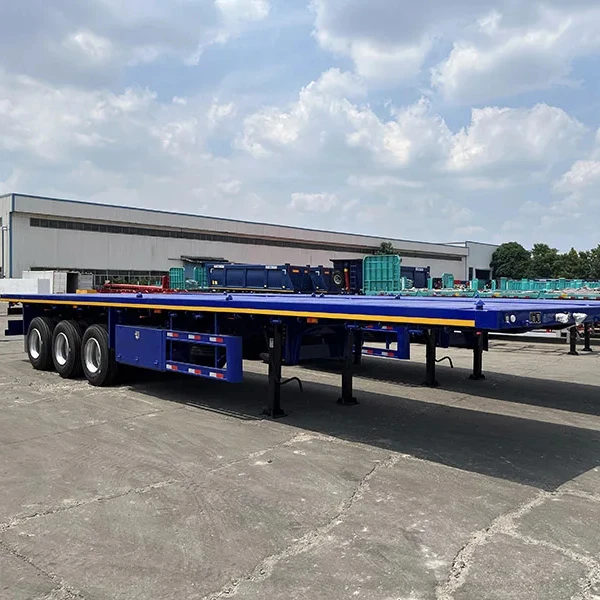 Трехосевой полуприцеп для грузового автомобиля, 60 тонн, 3 оси, 40 футов