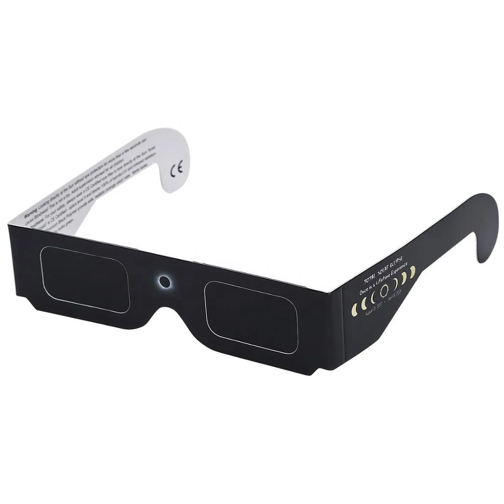 Factory Wholesale Cardboard Eclipse Glasses Custom Logo Paper Solar Eclipse Glasses