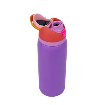 New Color Match Water Bottle Double Wall Insulated Flask Contrasting Color Stainless Steel Drinking Bottle