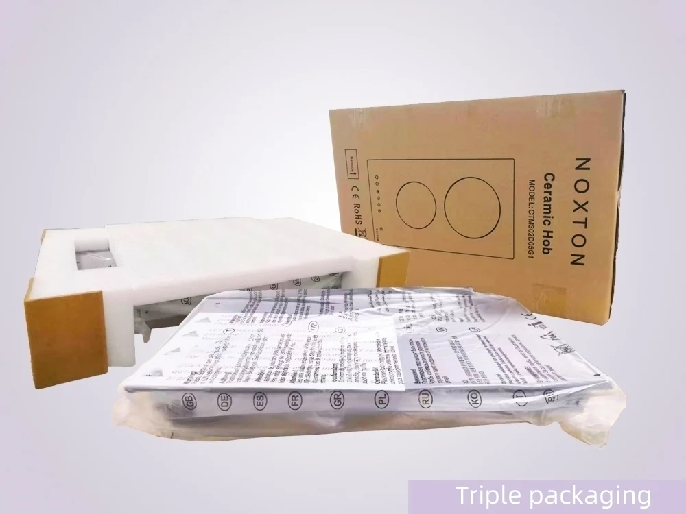 Knob Multifunction Slim Body Induction Hob With 4 Cooking