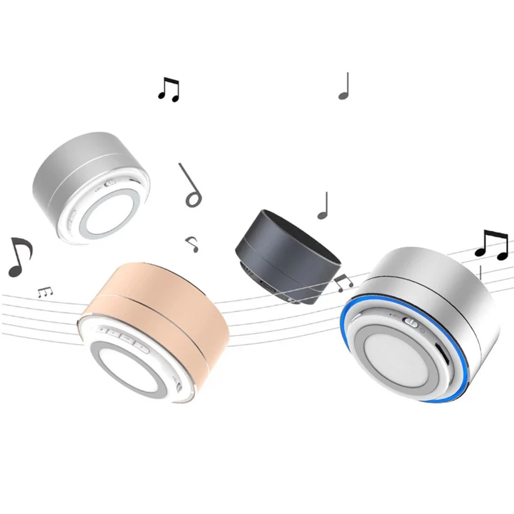 Portable Wireless A10 Speaker Stereo Soundbox With Hands-Free Microphone/ Tf Card Music Playing/ Volume Control - ANKUX.COM