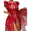 3 pezzi di lingerie - rosso vino